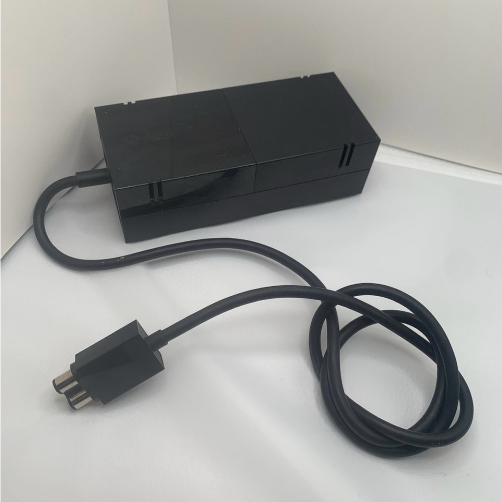 Black Gaming Console Power Adapter